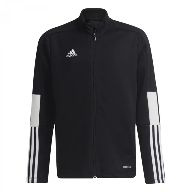 Children`S Sports Jacket Adidas Tiro Essentials Black (Size: 13-14  Clothing NEW
