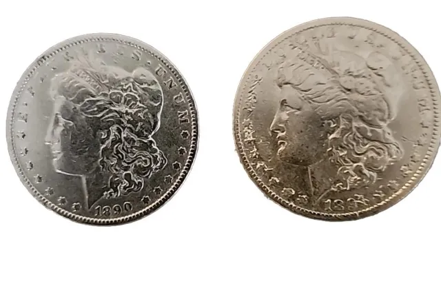1890 & 1891 One Or Both MORGAN SILVER DOLLAR $ Nice  DETAILS (6851)