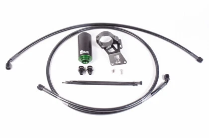 Filtro alimentazione carburante radio inox per 08-15 Mitsubishi Lancer Evo X #20-0246-03