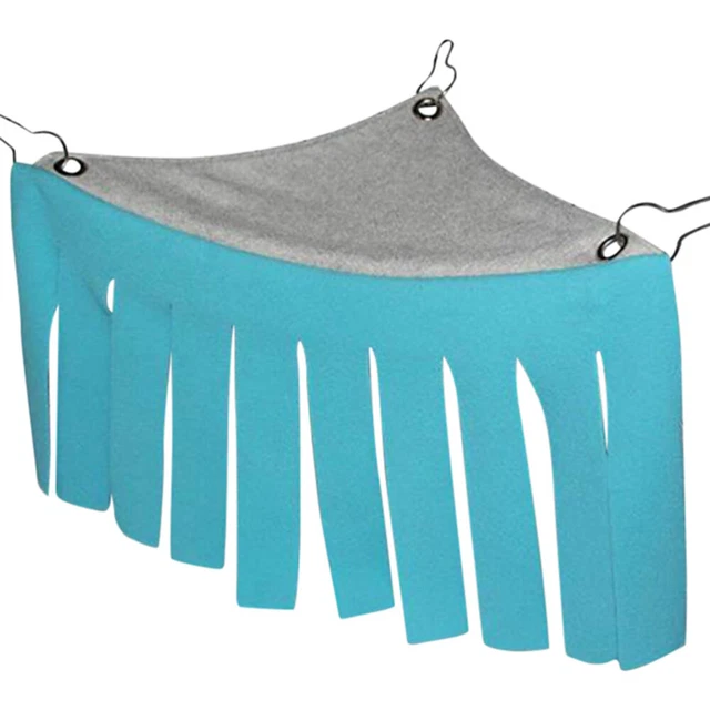 1pc Haustier Hamster Zelt Matte Bett Ecke Stoff Quasten Vorhang Kleine Haustiere