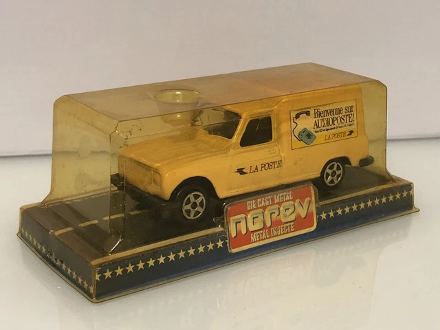 Miniature NOREV 1/43 – Renault 4L Fourgonnette Hoover N°65, Boîte Grise