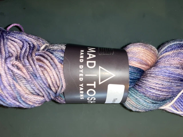 Mad Tosh Yarn - Hand Dyed - “New Moon” color 100% Merino Wool. Hand dyed in TX.