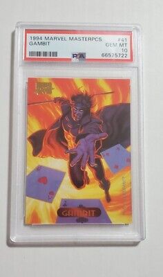 1994 Marvel Masterpieces #41 Gambit (X-Men) PSA 10 Gem Mint Low POP RARE