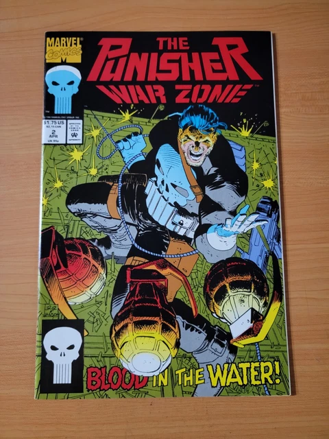Punisher War Zone #2 Direct Market Edition ~ NEAR MINT NM ~ 1992 Marvel Comics