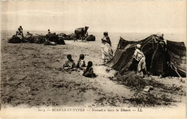 CPA AK Nomadic Scenes & Types in the Desert ALGERIA (787298)