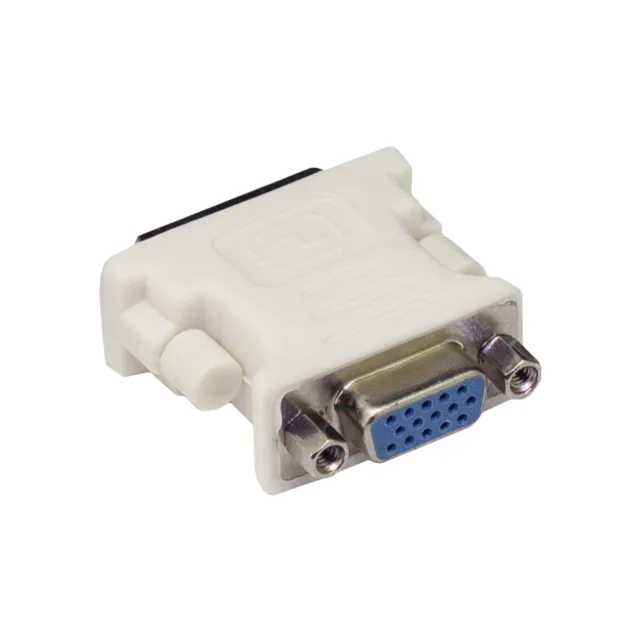 Adaptador Conversor de DVI-D 24+1 pines Dual-LINK Macho VGA A Hembra 15 Pin