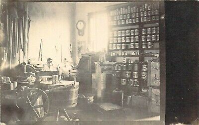 Interior of Store, Early, RPPC!