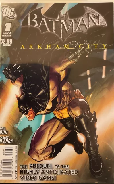 Batman Arkham City #1-5 NM Comics Complete Series 2011 Based On DC Video Game
