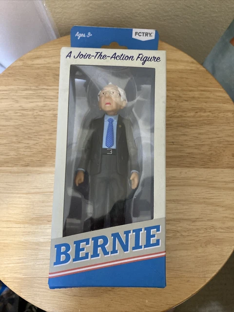 NEW 2016 Bernie Sanders 6” Political Action Figure and Planter Sign FCTRY