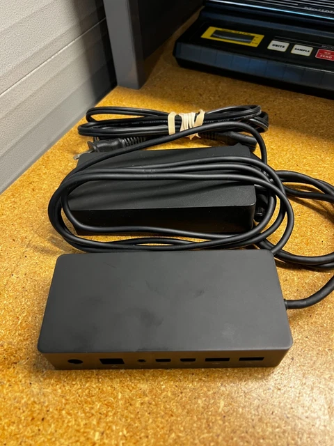 Microsoft Surface Dock (Model 1661) + A/C Adapter/Power Supply (Model 1749)