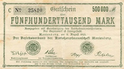 Duché de 500 Tausend Mark Bst Lauenburg E Cercle Herzogtum BST Ratzeburg 