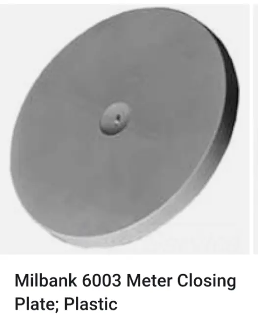 MILBANK Meter Closing Plate 6003