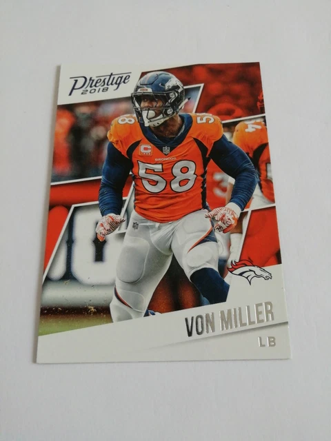 Von Miller Denver Broncos 2018 Panini Prestige #18 NFL Trading Card