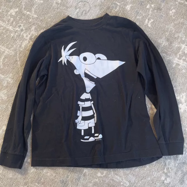 PHINEAS  T-Shirt Boys Long Sleeve t-shirt L 14/16  From Phineas & Ferb