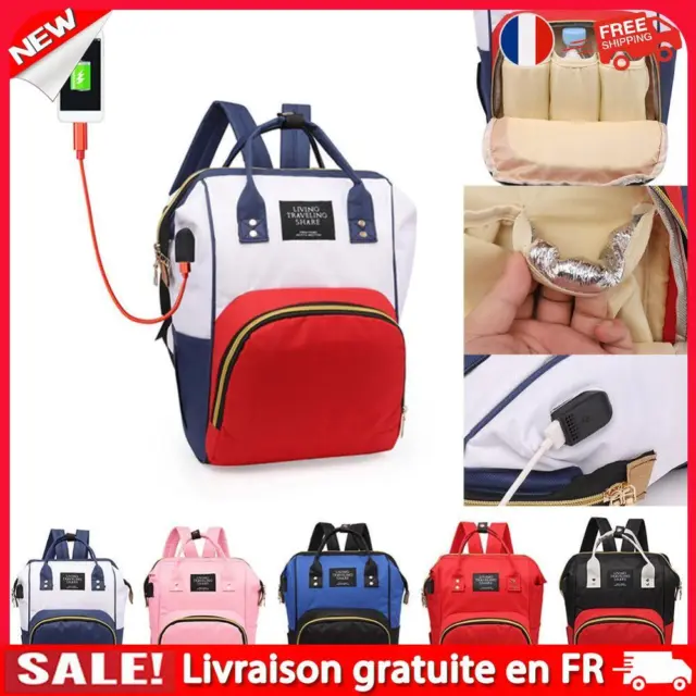 USB Backpack Large Capacity Universal Nursing Handbags for Women Baby Outdoor