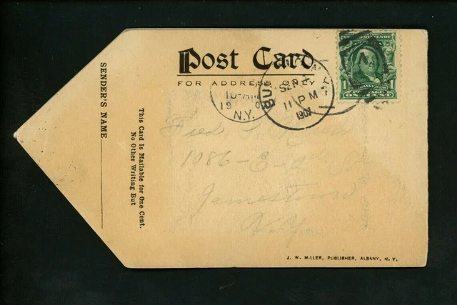 Buffalo, New York NY Vintage Fold Out Novelty postcard Old Home Week w/ views 2