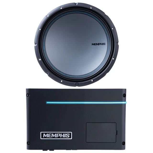 Memphis PRXA600.1 Power Reference Series Mono Subwoofer Amplifier and 1 Memph...