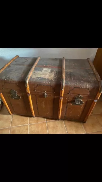 Antike Reise 🧳 Truhe Oldtimer Dekoration Koffer Aufbewahrung