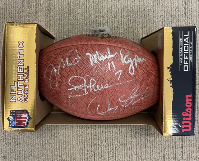 $149 Wilson "The Duke" NFL Football | Signed by Rypien Montana Flutie Theismann