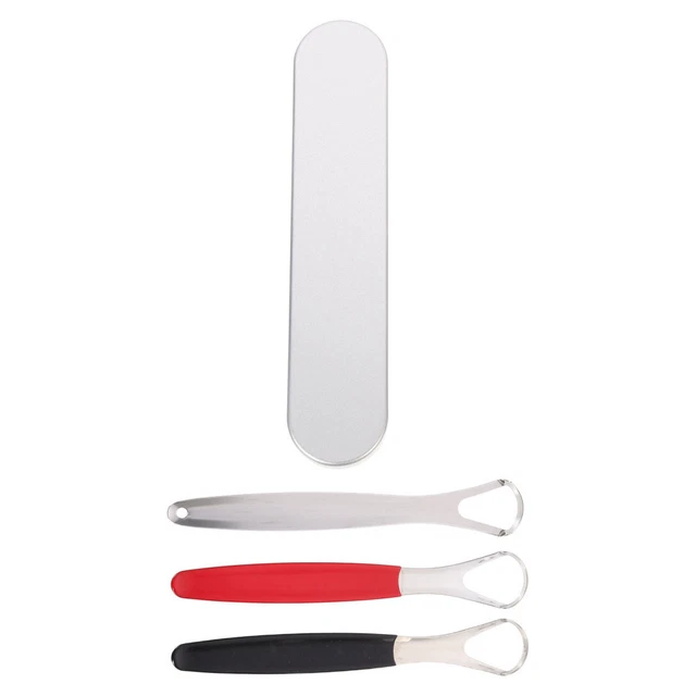 3 Pcs Hygiene Oral Brush Oral Tongue Scraper Kids Tools Metal