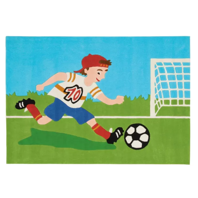 ARTE ESPINA Alfombra Toalla "4090-53 Joy Fútbol Fútbol Niños" 110x160 cm NUEVO