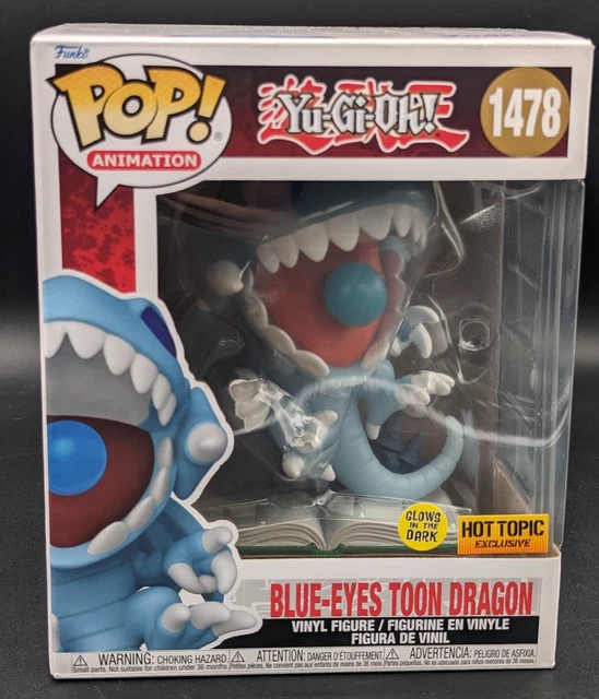 FUNKO POP! YU-GI-OH: Blue-Eyes Toon Dragon #1478 GITD Glow In Dark HOT ...
