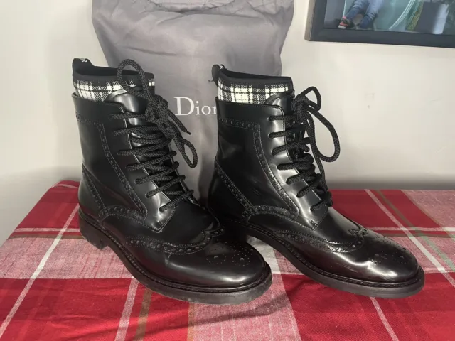 Christian Dior womens black boots Used In Great Shape