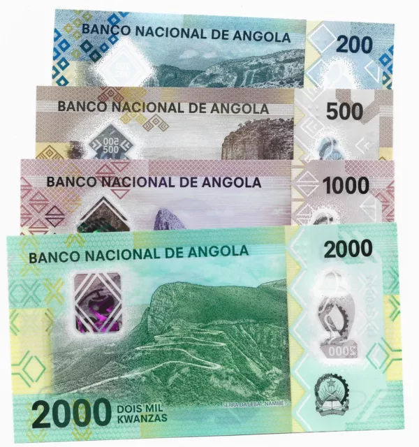 Angola 200 - 2000 kwanzas Polymer 2020 UNC