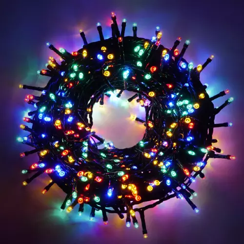 Cadena Serie Luces Para LED Multicolor para Árbol de Navidad Juegos Exterior