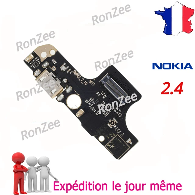 Nappe connecteur de charge + micro pour iPhone XR