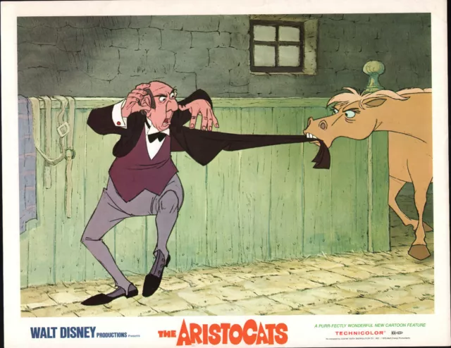 THE ARISTOCATS original lobby card DISNEY 11x14 movie poster