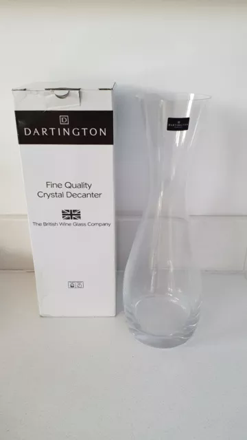 Dartington Glass Crystal Decanter. New and boxed.