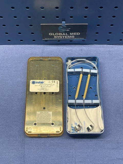Ocular Peyman III Wide Field Vitrectomy Lens ( X2) W/ Sterilization Container
