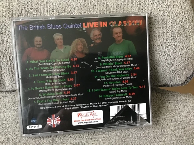 THE BRITISH BLUES quintet featuring Maggie Bell live in Glasgow CD £5.