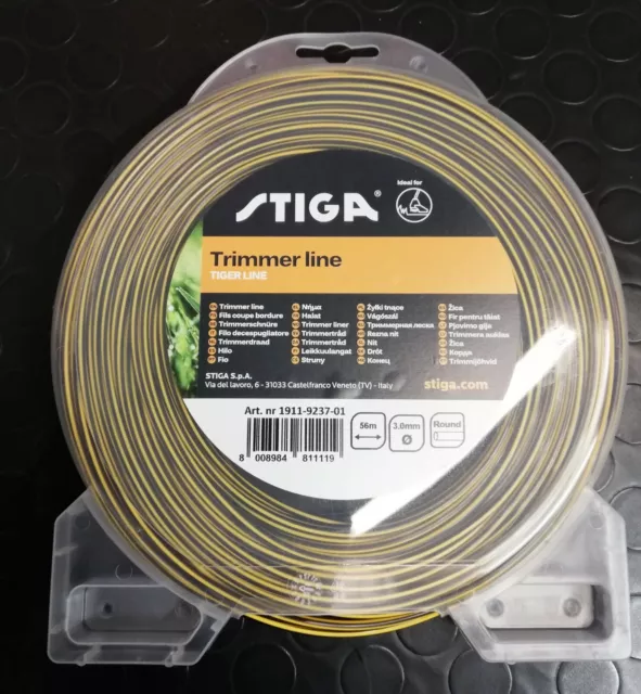 Filo wire decespugliatore nylon trimmer STIGA tondo round Ø d.3,0 mm - 56 mt