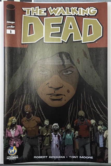 WALKING DEAD #1 Sacramento Wizard World Comic Con Exclusive Variant Cover Image