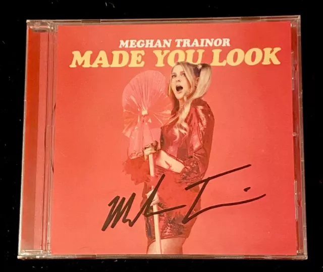 Meghan Trainor Made You Look CD Limited Edition Single Hand Signed Insert  Auto - cds / dvds / vhs - by owner 