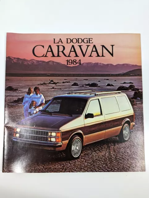 1984 DODGE CARAVAN Dealership Car Brochure Advertising - French Tracked Shipping