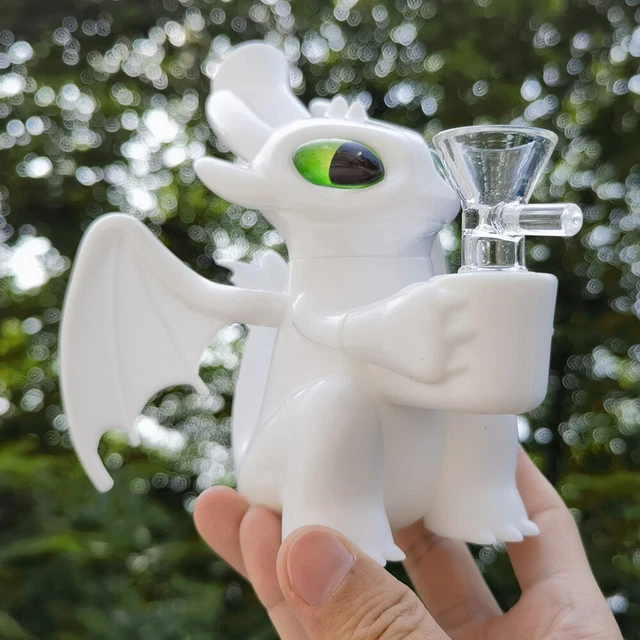 5.5 inch Dragon Silicone Hookah Bong Shisha Smoking Water Pipe 14MM Glass Bowl