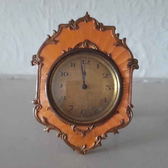 ANTIQUE VINTAGE ENAMEL Boudoir Clock Repair £59.00 PicClick UK