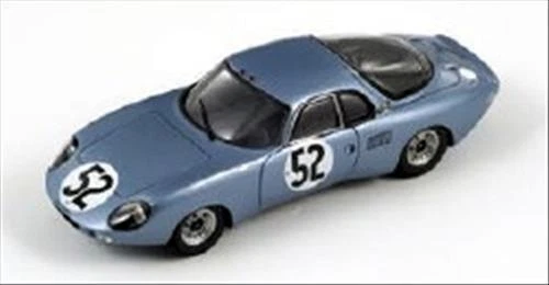 Bizarre BZ446 – Rene Bonnet Renault #52 Le Mans 1963 (Échelle 1/43, Bleu Métal)
