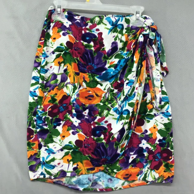 Vintage Just For Wraps Floral Skirt Size 7/8 Women