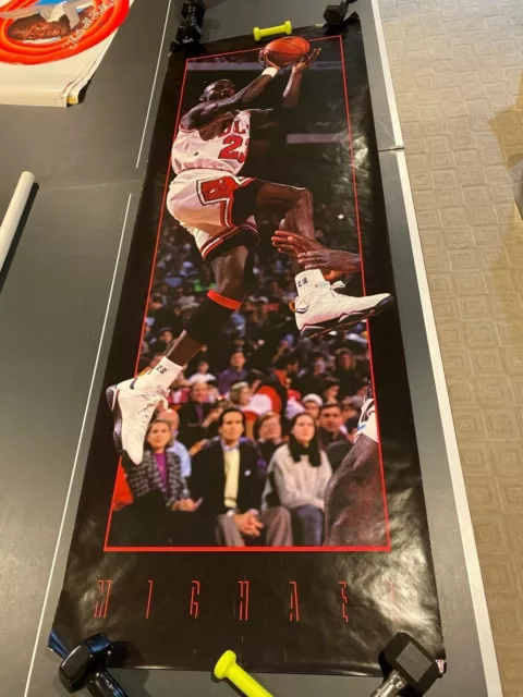 1993 COSTACOS DOOR Poster Michael Jordan Chicago Bulls Air Jordan ...