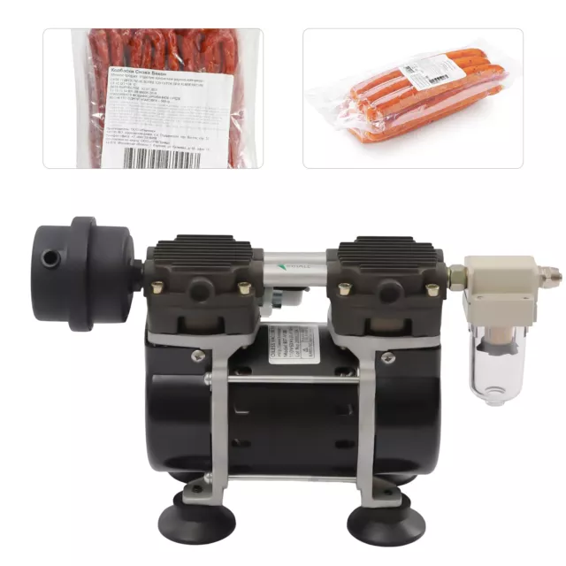 Lab Diaphragm Vacuum Pump Oil Free Oilless Medical Pump &Air Filter 1450Rpm New