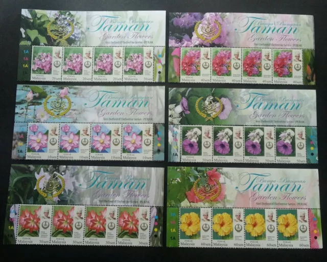Malaysia Garden Flowers Neue definitive Ausgabe Perak Sultan 2016...