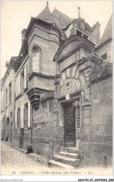 ADOP11-37-1032 - CHINON - vieilles maisons - rue voltaire