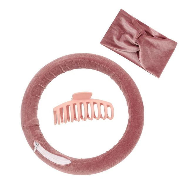 Rizos perezosos envolvente varilla rizado sin calor diadema rodar cabello redondo