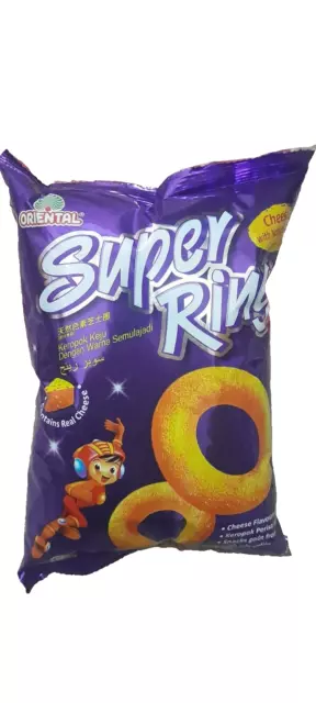 3 packs x 60g Oriental Super Ring Cheese Snack Cheese
