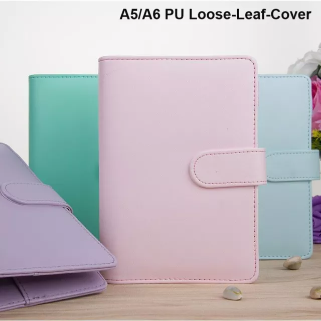 Loose Leaf Binder Notebook Journal Planner Cover Notebook School Stationery Supp