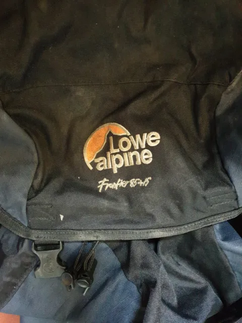 LOWE ALPINE FRONTIER APS5 85+15 Bag Mens Adjustable Back Expedition ...